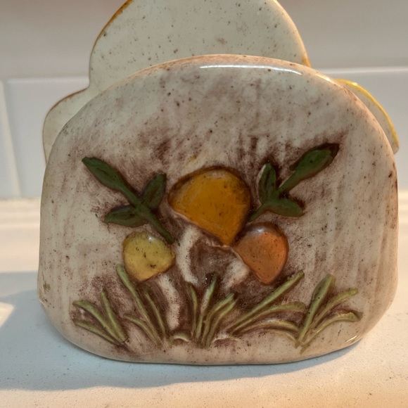 Vintage VTG Signed 1970’s Antique Arnel's Mushroom
Napkin Holder - Picture 5 of 6